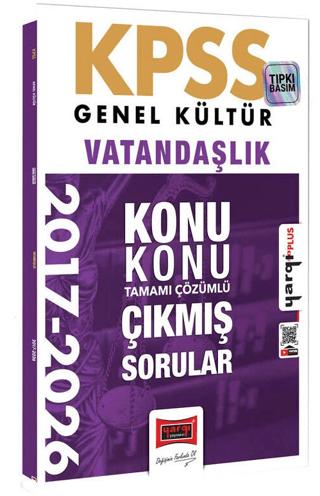 2027 KPSS Genel Kültür Vatandaşlık Konu Konu Tamamı Çözümlü 10 Yıl Çıkmış Sorular | Yargı Yayınevi (Ciltsiz)  - Resim 1