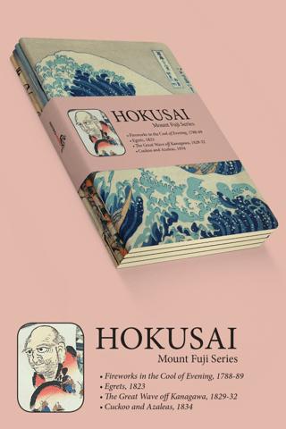 Hokusai - Moun Fuji Series I | Retronote - Resim 1