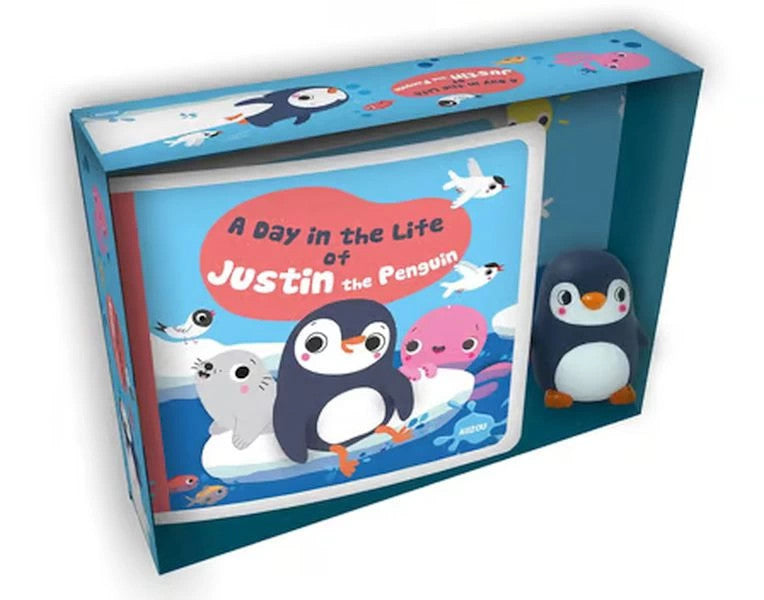 A Day in the Life of Justin the Penguin kitap kapağı