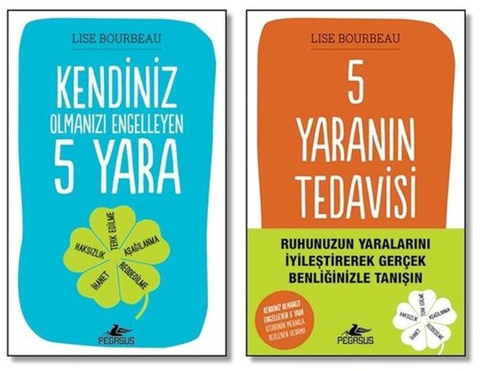 Kendiniz Olmanızı Engelleyen 5 Yara Ve 5 Yaranın Tedavisi Seti - 2 Kitap Takım | Pegasus (İnce Kapak )