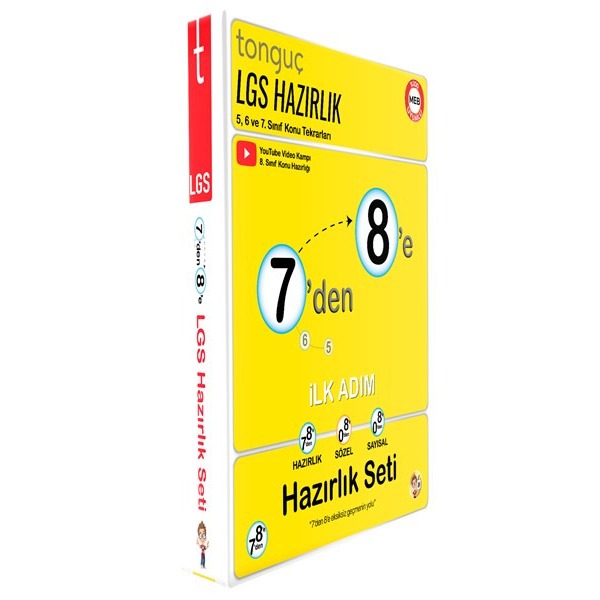 7'den 8'e Hazırlık Seti | Tonguç Akademi (Ciltsiz)
