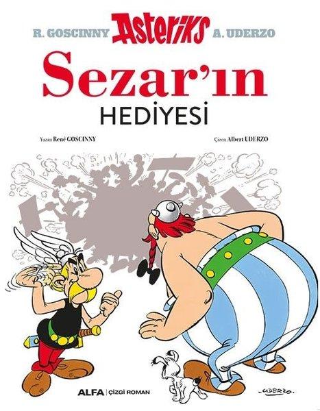 Asteriks - Sezar'ın Hediyesi | Alfa Yayıncılık (İnce Kapak)  - Resim 1