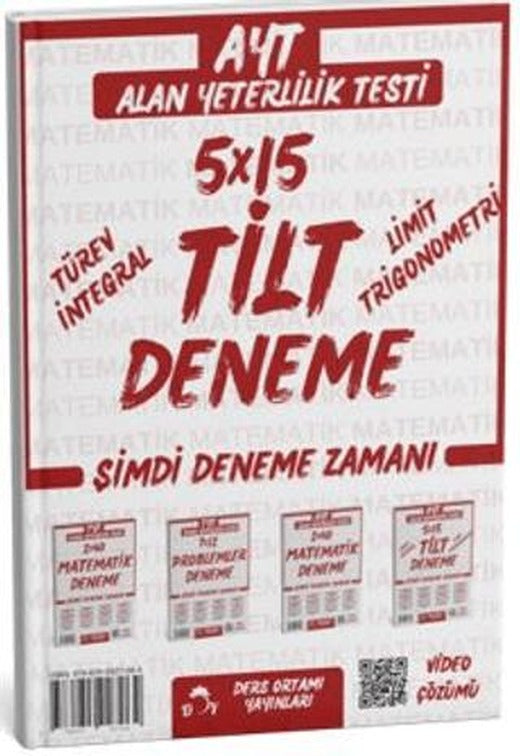 2025 AYT TİLT 5 Deneme Tamamı Video Çözümlü | Ders Ortamı Yayınları (Ciltsiz)