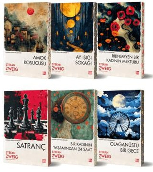 Stefan Zweig Seti (6 Kitap Takım) | Dokuz Yayınları (Ciltsiz)