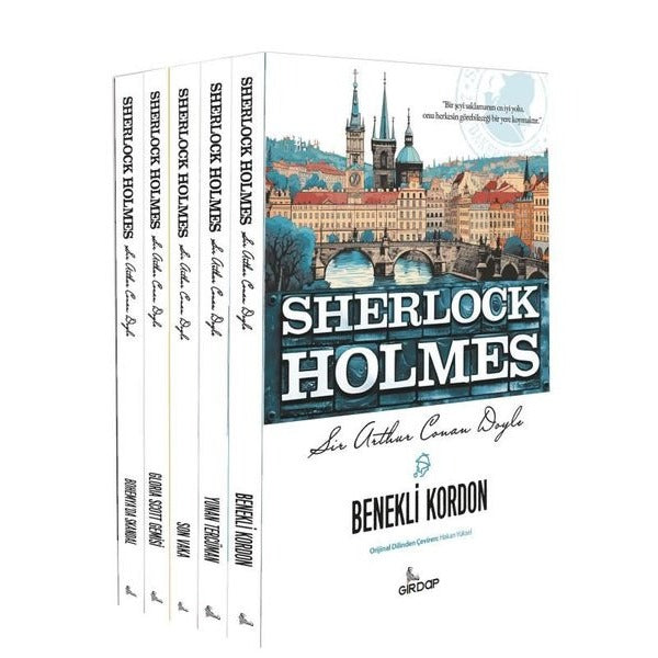 Sherlock Holmes Seti - 5 Kitap Takım | Girdap (İnce Kapak)