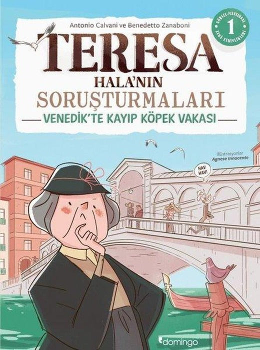 Görsel Mantıksal ve Bilişsel Beceri Etkinlikleri (7-9 Yaş) - Teresa Halanın Soruşturmaları 1 (Çıkartmalı) | Domingo Yayınevi (İnce Kapak)