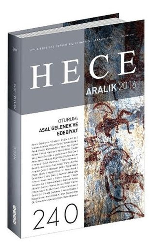 Hece Aylık Edebiyat Dergisi Sayı: 240 - Aralık 2016 | Hece Dergisi (Ciltsiz)