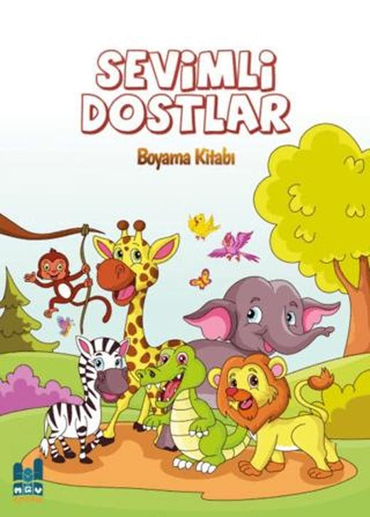 Sevimli Dostlar Boyama Kitabı