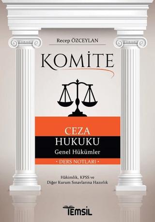 Komite Ceza Hukuku Genel Hükümler | Temsil Kitap (Ciltsiz)  - Resim 1