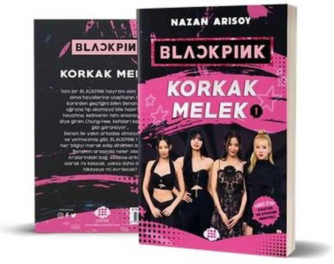 Blackpink Korkak Melek Cilt 1 - Kokulu Kitap - Poster ve Sticker Hediyeli | Dokuz Yayınları (İnce Kapak )