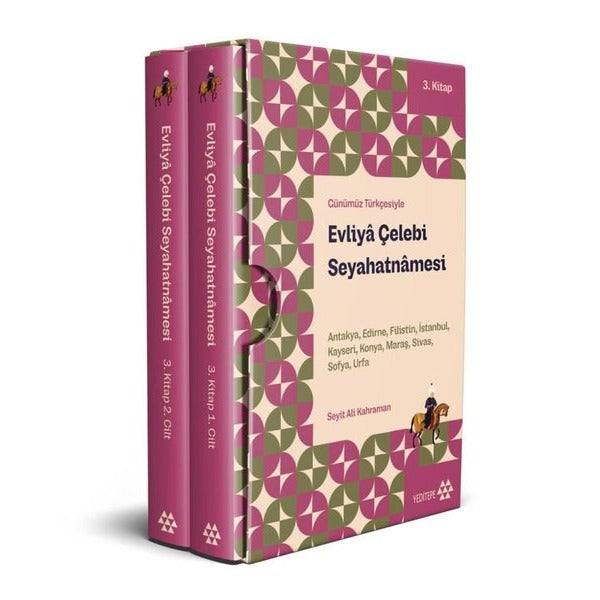 Evliya Çelebi Seyahatnamesi 3. Kitap 2 Cilt Kutulu | Yeditepe Yayınevi