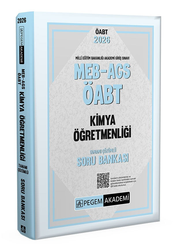 2026 MEB-AGS ÖABT Kimya Öğretmenliği Tamamı Çözümlü Soru Bankası