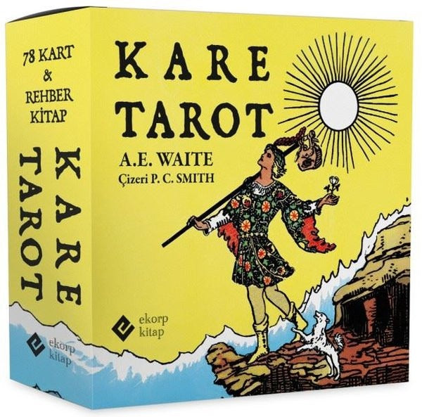 Kare Tarot - 78 Kart - Kutulu | Ekorp Kitap (İnce Kapak)