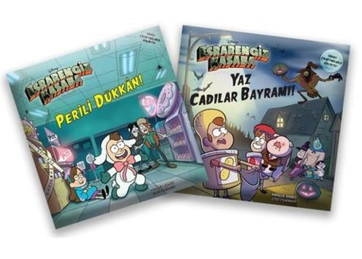 Disney Esrarengiz Kasaba Çıkartmalı Hikaye Seti - 2 Kitap Takım | Beta Kids (İnce Kapak)