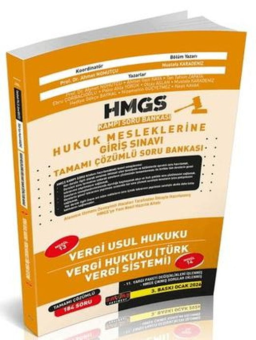 HMGS Kampı Vergi Usul Hukuku, Vergi Hukuku Soru Bankası