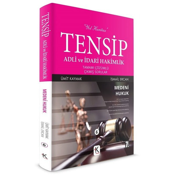 Medeni Hukuk Tensip - Adli ve İdari Hakimlik Tamamı Çözümlü Çıkmış Sorular | Kuram Kitap (Ciltsiz)