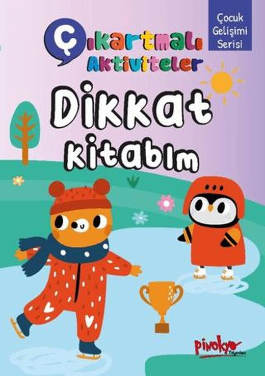 Çıkartmalı Aktiviteler Dikkat Kitabım | Pinokyo Yayınları (Ciltsiz)