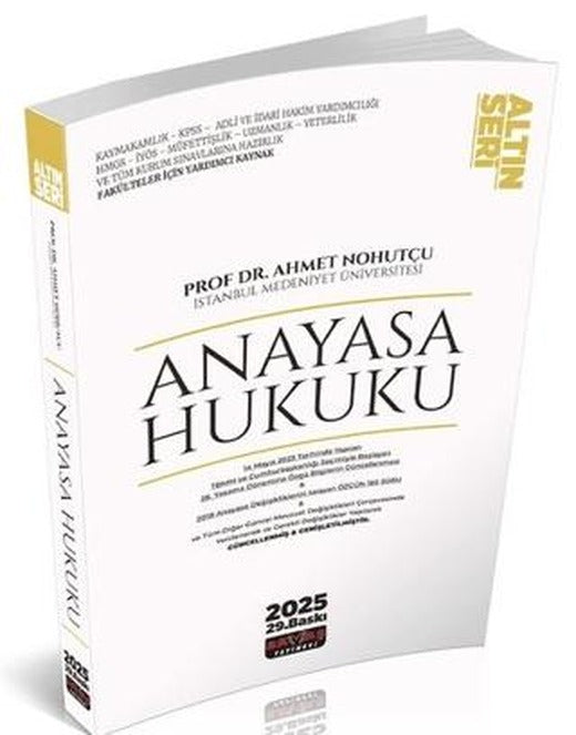 Anayasa Hukuku Konu Anlatımı Altın Seri