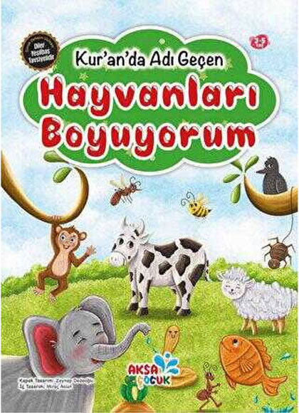Kur'an'da Adı Geçen Hayvanları Boyuyorum - Zeynep Dedeoğlu kitap kapağı