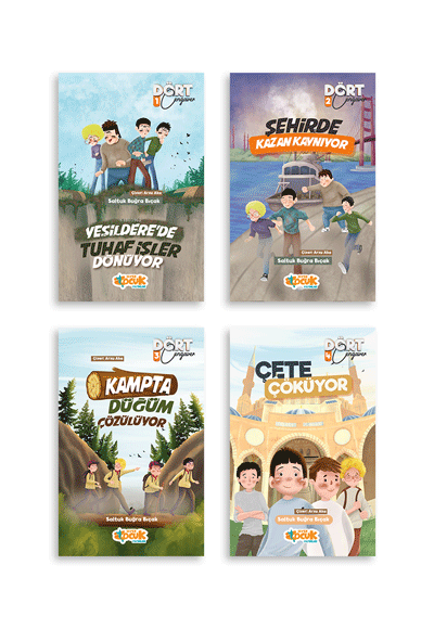 Dört Cengaver Seti - Saltuk Buğra Bıçak kitap kapağı