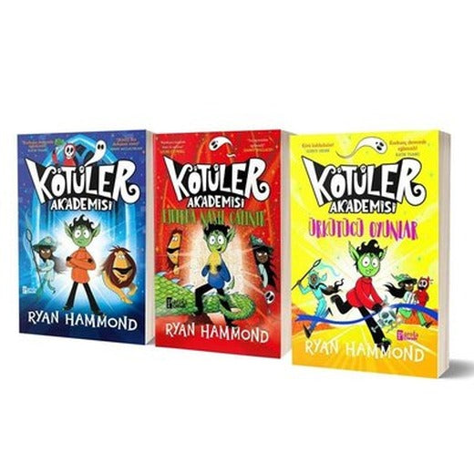 Kötüler Akademisi Serisi Seti - 3 Kitap Takım | Parola Çocuk (İnce Kapak)