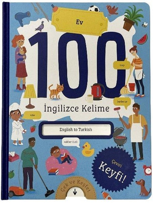 İlk 100 İngilizce Kelime - Evim | Okuyan Koala (Ciltli)