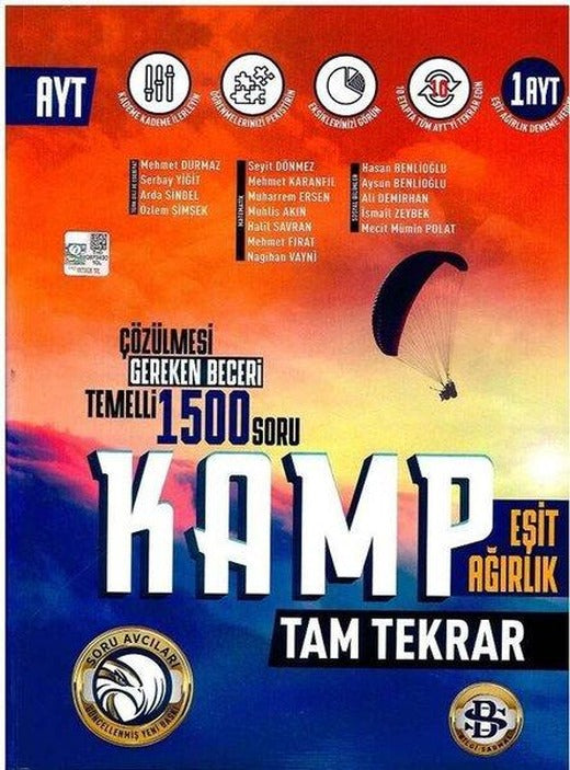 2022 AYT Eşit Ağırlık Tam Tekrar Kamp | Bilgi Sarmal Yayınları (İnce Kapak)