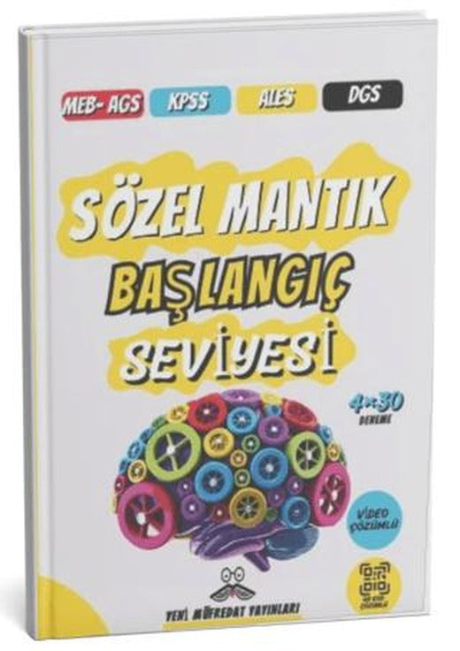 2025 MEB-AGS KPSS ALES DGS Sözel Mantık Başlangıç Seviyesi 4x30 Tamamı Video Çözümlü Deneme Sınavı | Yeni Müfredat Yayınları (Ciltsiz)