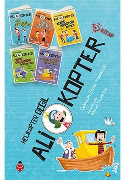 Ali Kopter Seti-5 Kitap Takım | Uğurböceği
