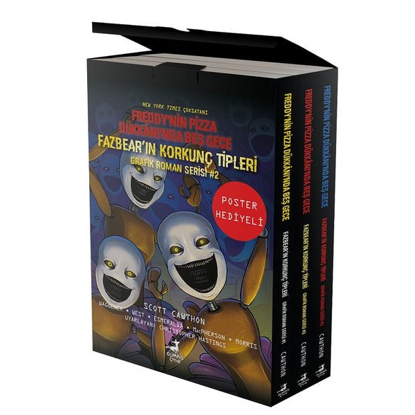 Fazbear'ın Korkunç Tipleri Çizgi Roman Seti - 3 Kitap Takım | Olimpos Çocuk (İnce Kapak)