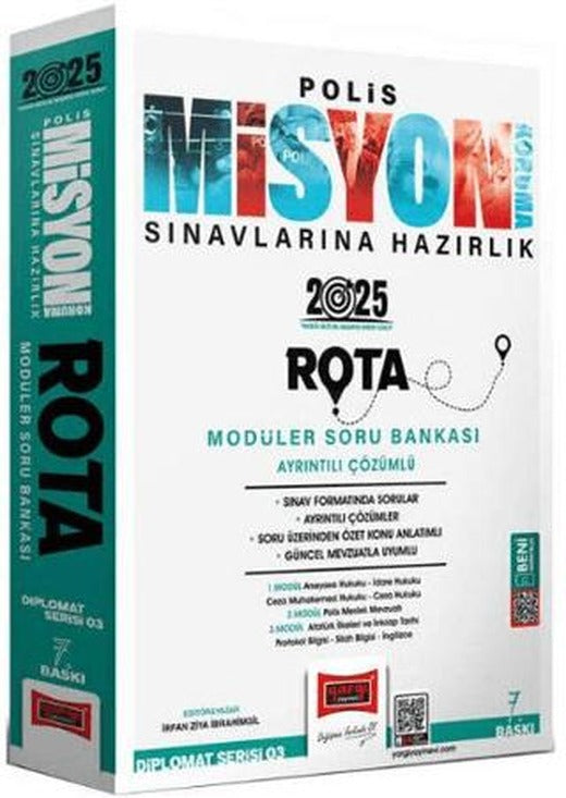 2025 Polis Misyon Sınavlarına Hazırlık Diplomat Serisi Rota Modüler Soru Bankası | Yargı Yayınevi (Ciltsiz)
