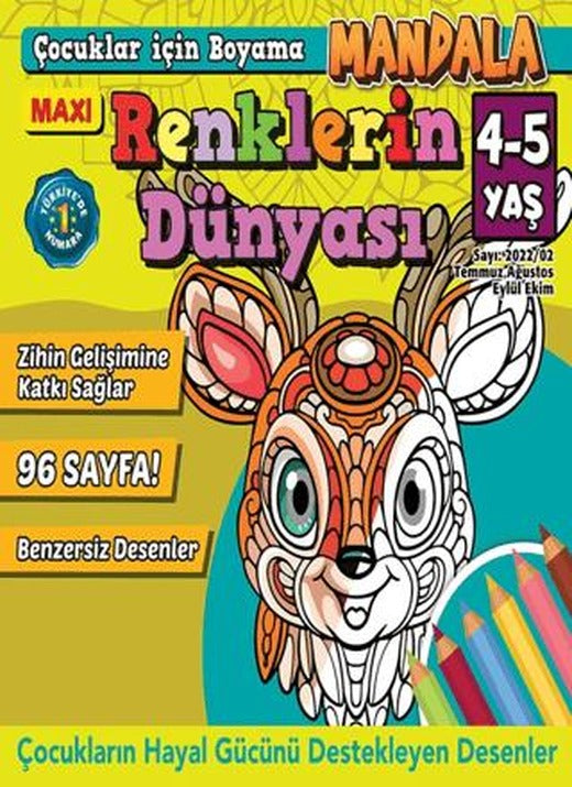 Maxi Mandala Renklerin Dünyası 3 | Maxi Yayıncılık (Ciltsiz)