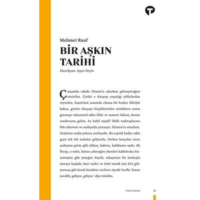 Bir Aşkın Tarihi | Turkuvaz Kitap