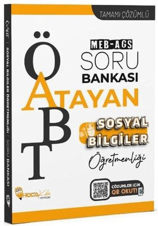 ÖABT MEB-AGS Sosyal Bilgiler Öğretmenliği Atayan Soru Bankası Çözümlü | Hoca Kafası Yayınları (Ciltsiz)