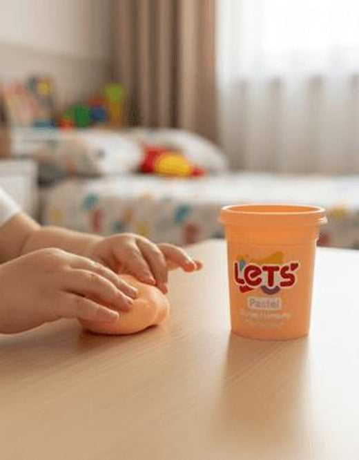 Let's Pastel Oyun Hamuru Turuncu 110g | Lets