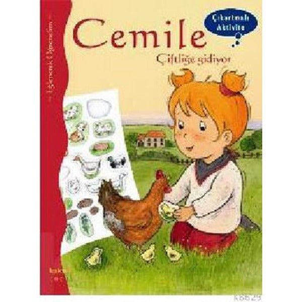 Cemile Çiftliğe Gidiyor - Çıkartmalı Aktivite | Kaknüs Yayınları (İnce Kapak)