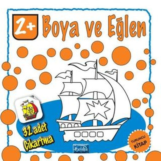 Boya ve Eğlen - Turuncu Kitap - 32 Adet Çıkartma