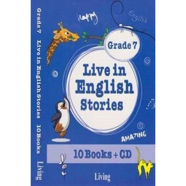Grade 7 Live in English Stories-10 Books CD | Living English Dictionary (İnce Kapak)