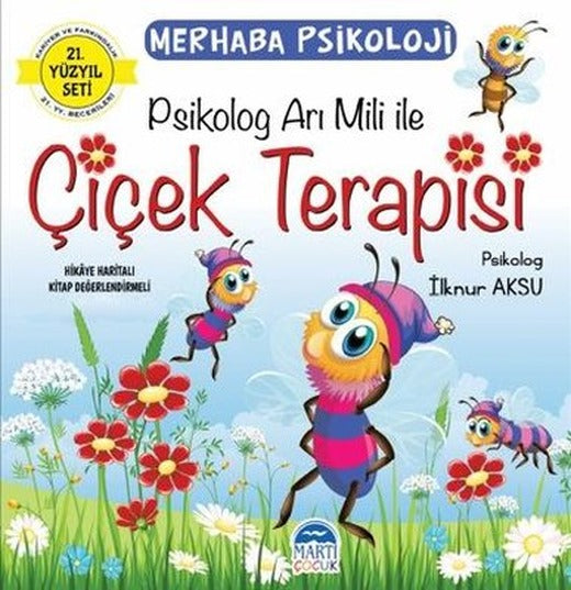 Merhaba Psikoloji Psikolog Arı Mili İle Çiçek Terapisi - 21.Yüzyıl Seti | Martı Yayınları