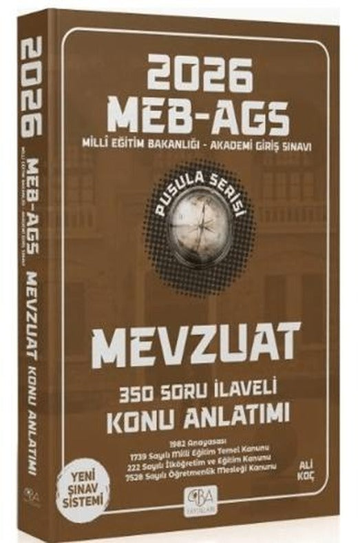 2026 MEB-AGS Mevzuat Konu Anlatımı Pusula Serisi