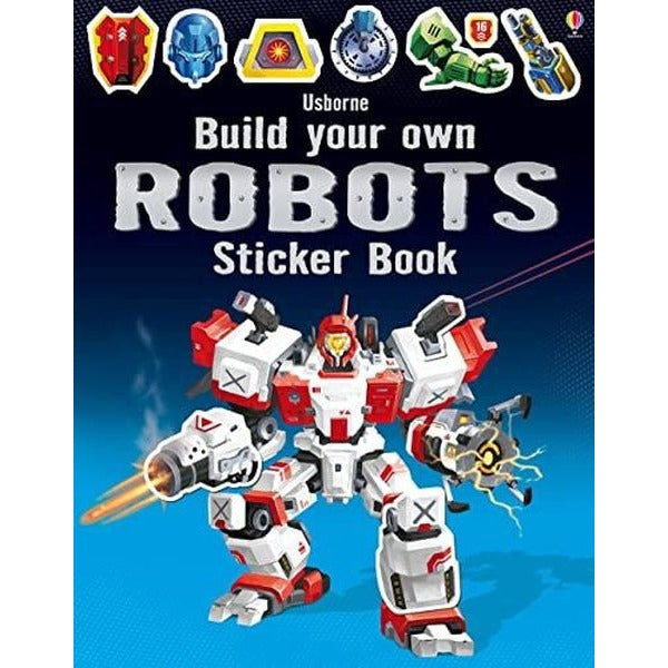 Build Your Own Robots Sticker Book (Build Your Own Sticker Book) | Usborne (İnce Kapak)