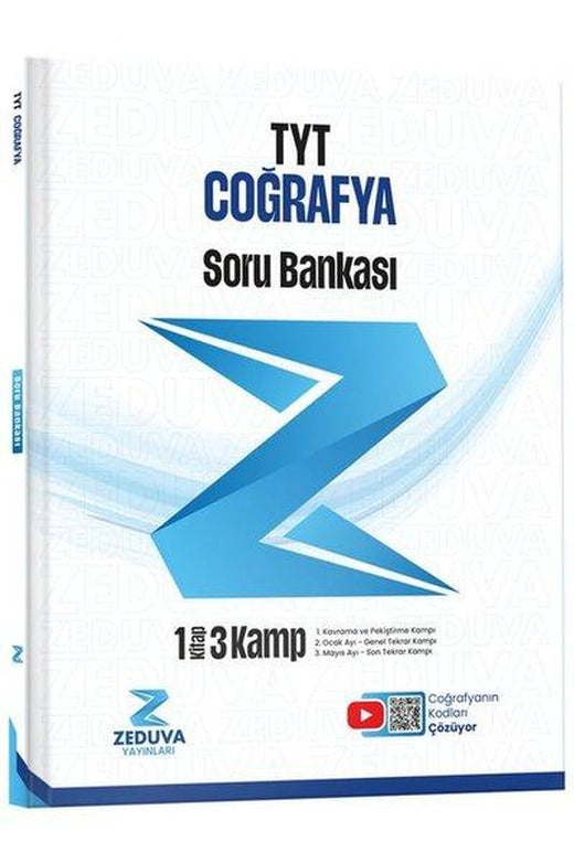 Coğrafyanın Kodları TYT Coğrafya 1 Kitap 3 Kamp Soru Bankası | Zeduva Yayınları (İnce Kapak)