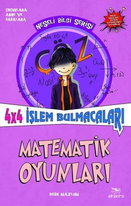 4x4 İşlem Bulmacaları-Matematik Oyunları-Neşeli Bilgi Serisi 5.Kitap | Elhamra