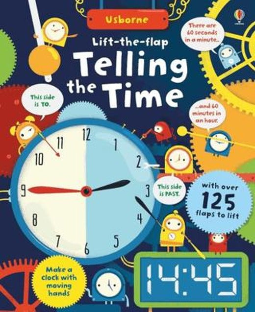 Lift-the-Flap Telling the Time: 1 | Usborne (Ciltli)