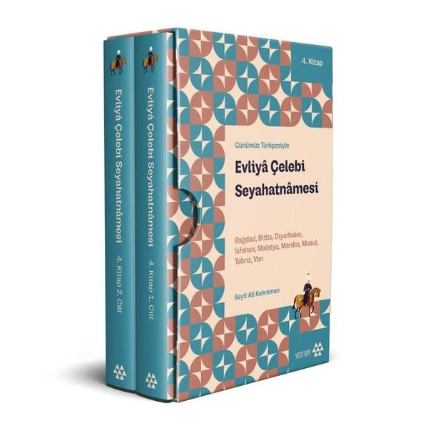 Evliya Çelebi Seyahatnamesi 4. Kitap - 2 Cilt - Kutulu | Yeditepe Yayınevi