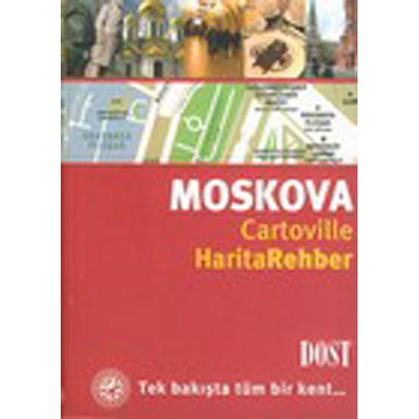 Moskova - Harita Rehber | Dost Kitabevi (İnce Kapak)