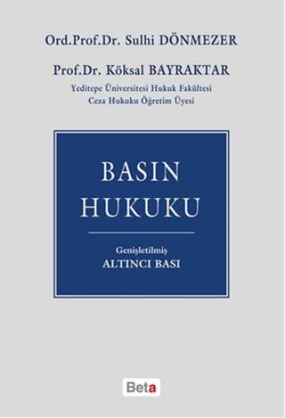 Basın Hukuku | Beta Yayınevi (Ciltsiz)  - Resim 1