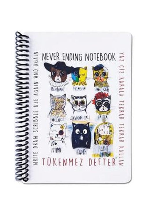 Tükenmez Not Defteri-2 Ressam Kediler | Akademi Çocuk