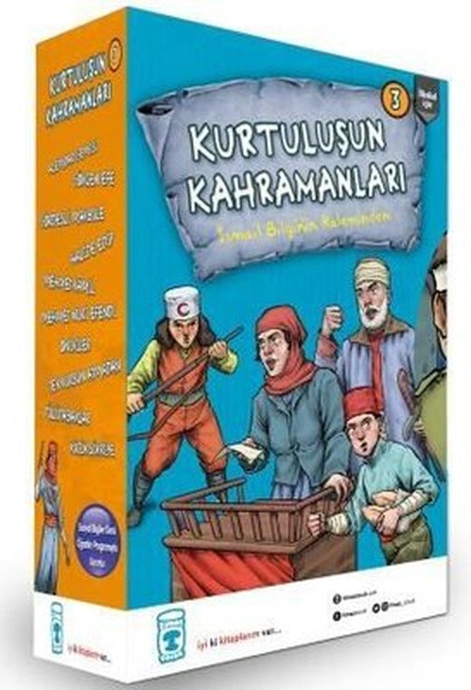 Kurtuluşun Kahramanları Seti - 10 Kitap Takım | Timaş Çocuk