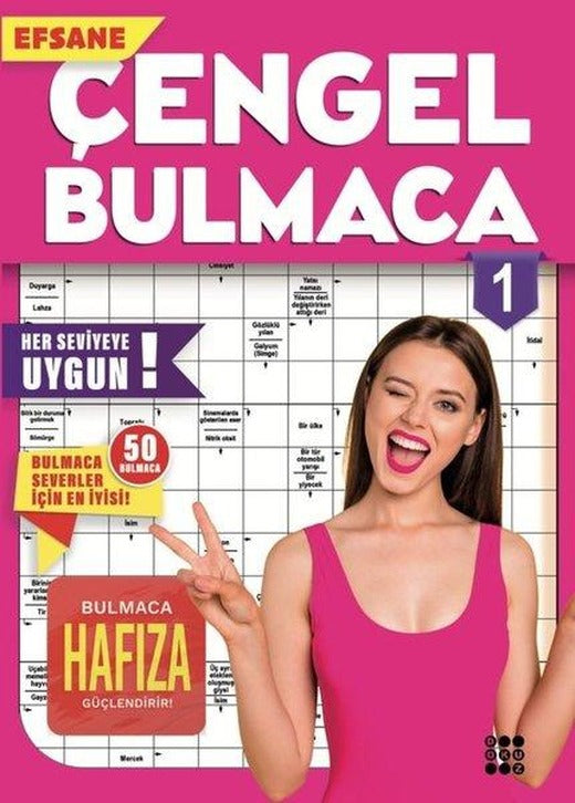 Efsane Çengel Bulmaca 1 | Dokuz Yayınları (İnce Kapak)